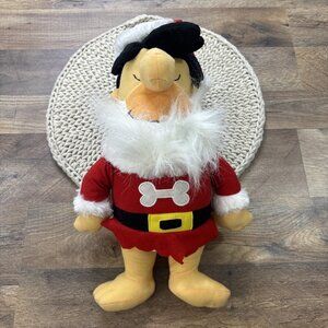 Hanna Barbera Fred Flintstone Santa Claus Plush 15” The Flintstones Christmas
